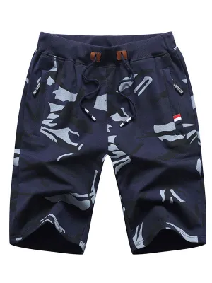 Men's Camo Print Casual Shorts