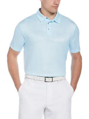 Men's Printed Plaid Golf Polo