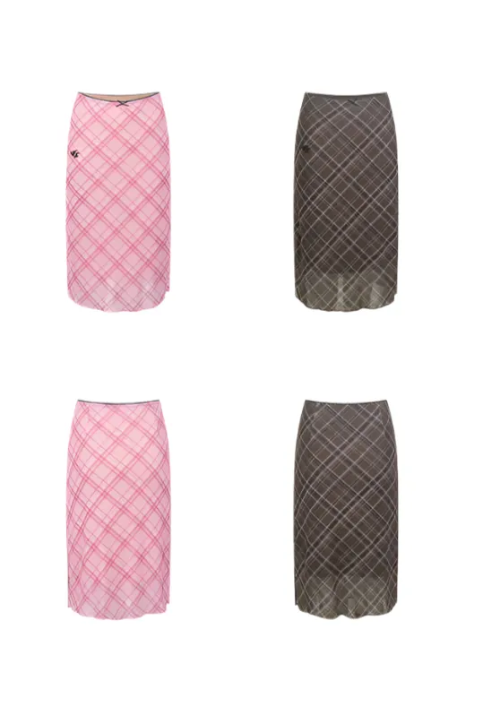 Mesh Midi Skirt - 2 Colors
