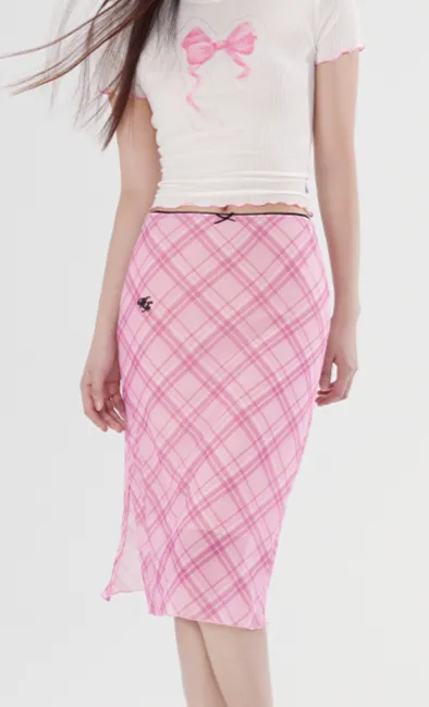 Mesh Midi Skirt - 2 Colors