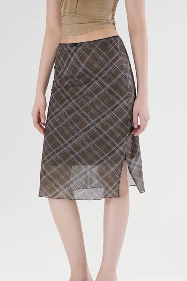 Mesh Midi Skirt - 2 Colors