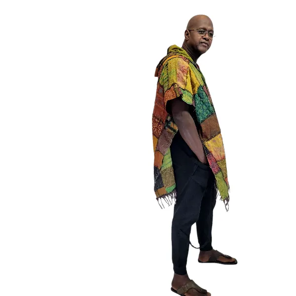 Mexican Style Patchwork Poncho