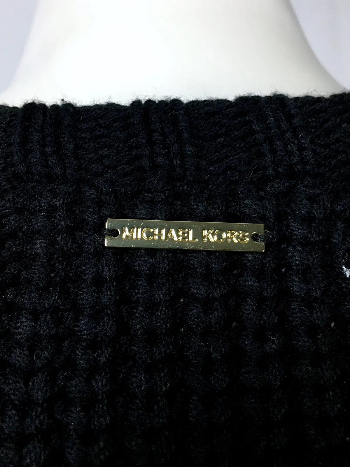 Michael Kors Size L Black Sweater NWT