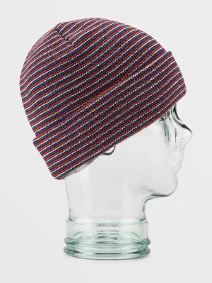 Micro Stripe Beanie - BLACK - (KINDER)