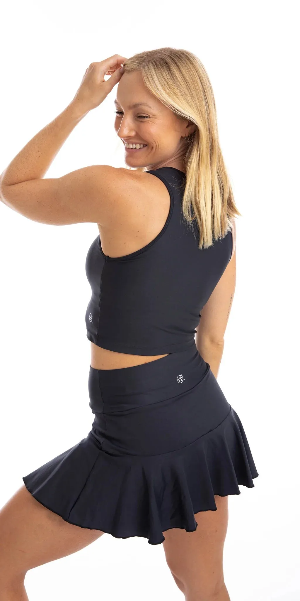 Midnight Eco Crop Top