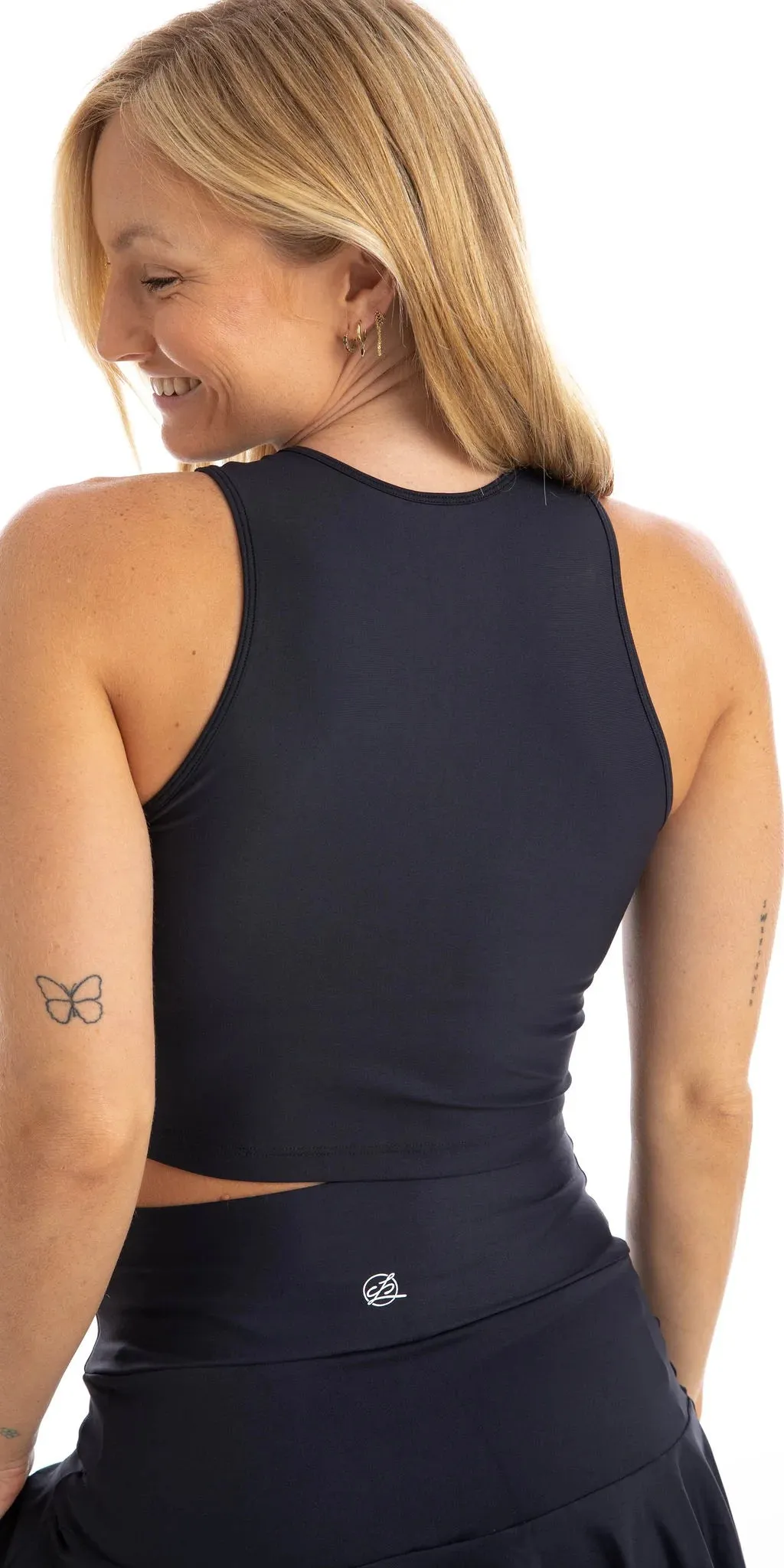 Midnight Eco Crop Top