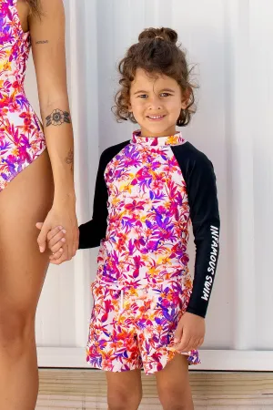 Mini Billy Rashie Top Final Sale - Heatwave