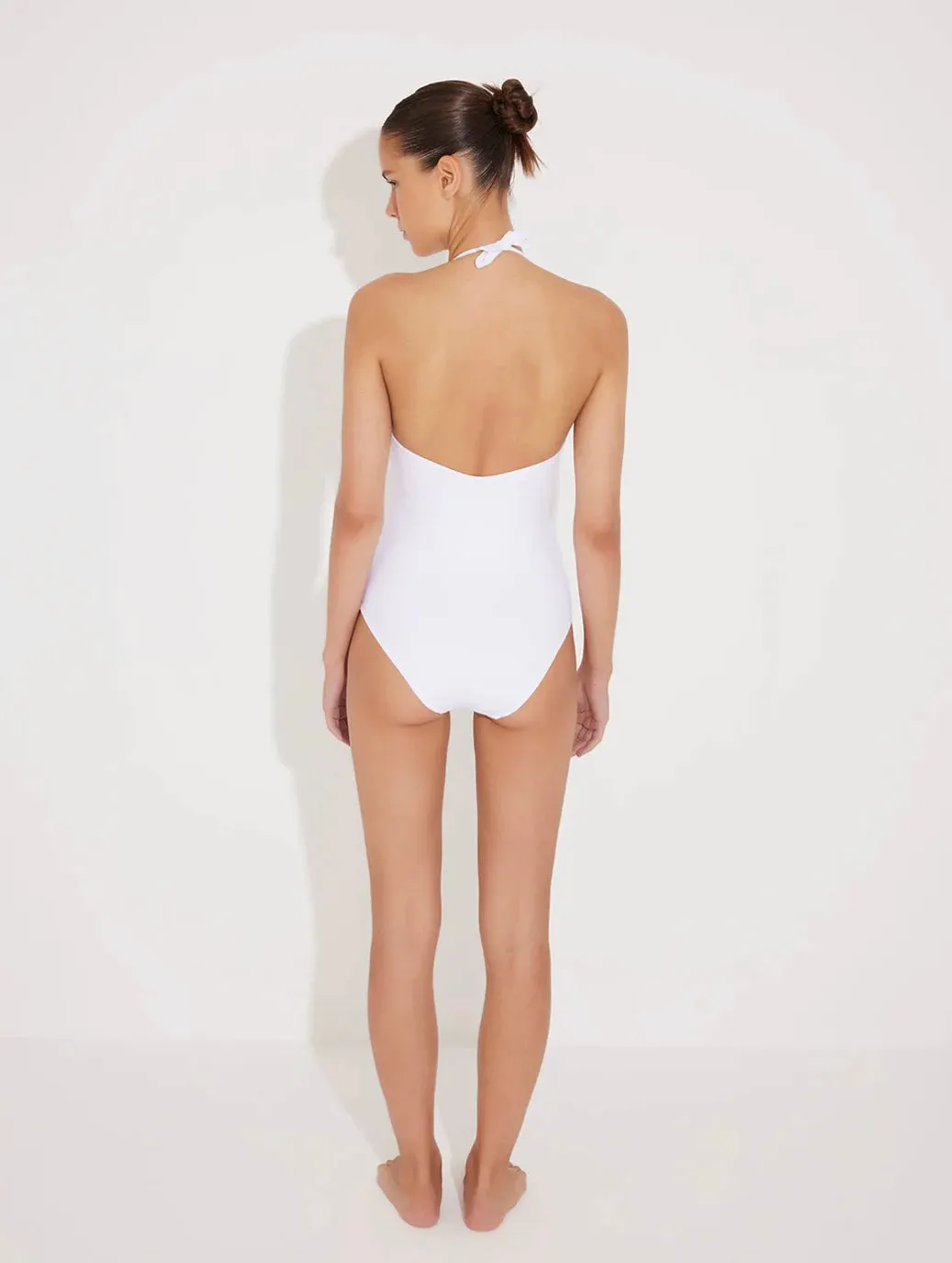 MOEVA -Imelda White Halter Neck