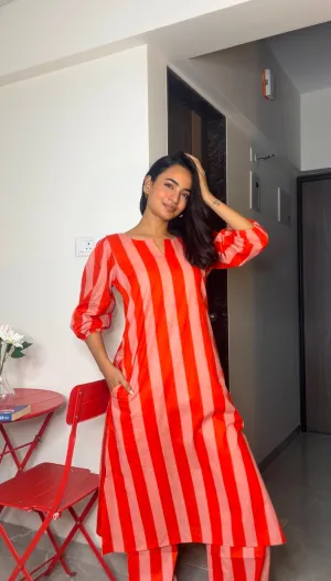 Mono Stripe Summer Set