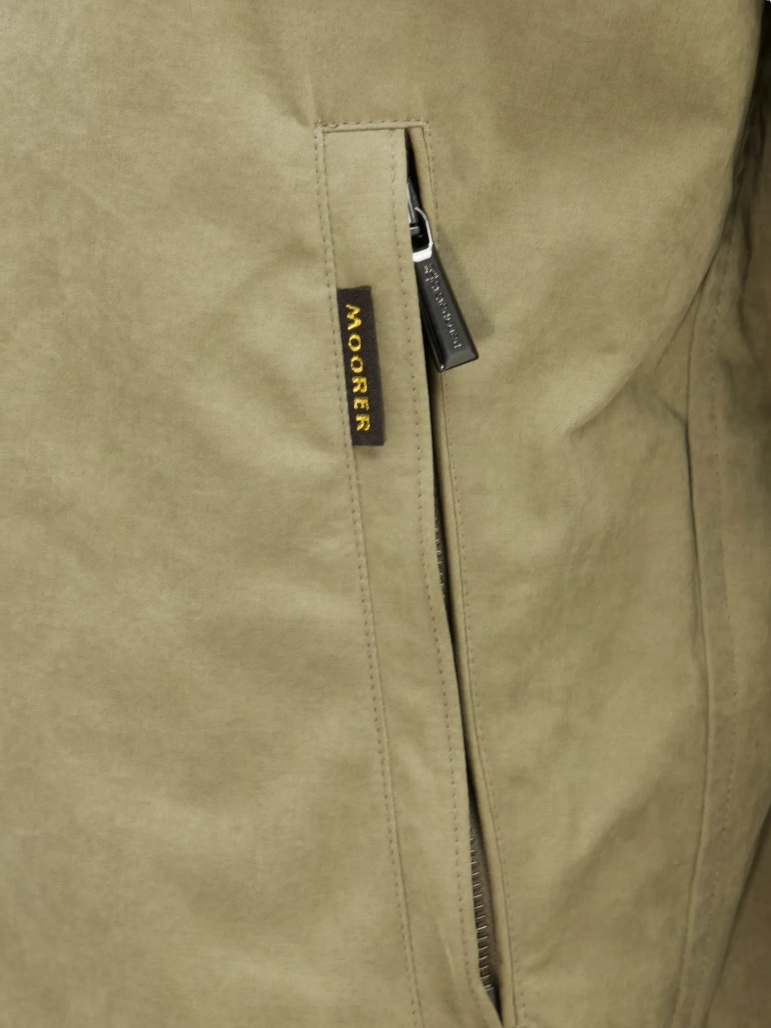 Moorer Olive Drab Cotton Water-repellent Fieldjacket