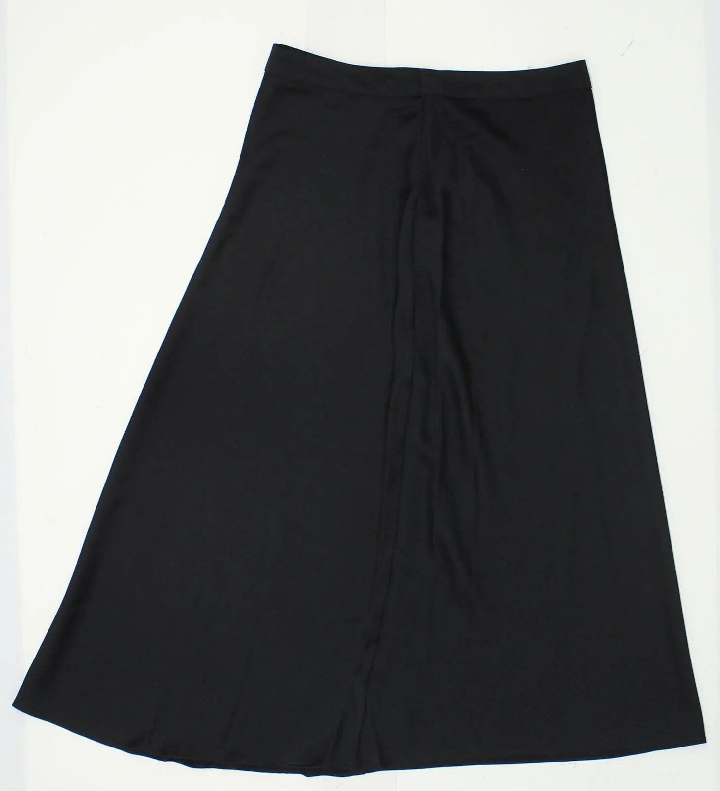 Mossimo Women's Satin A Line Asymmetrical Skirt Black 8