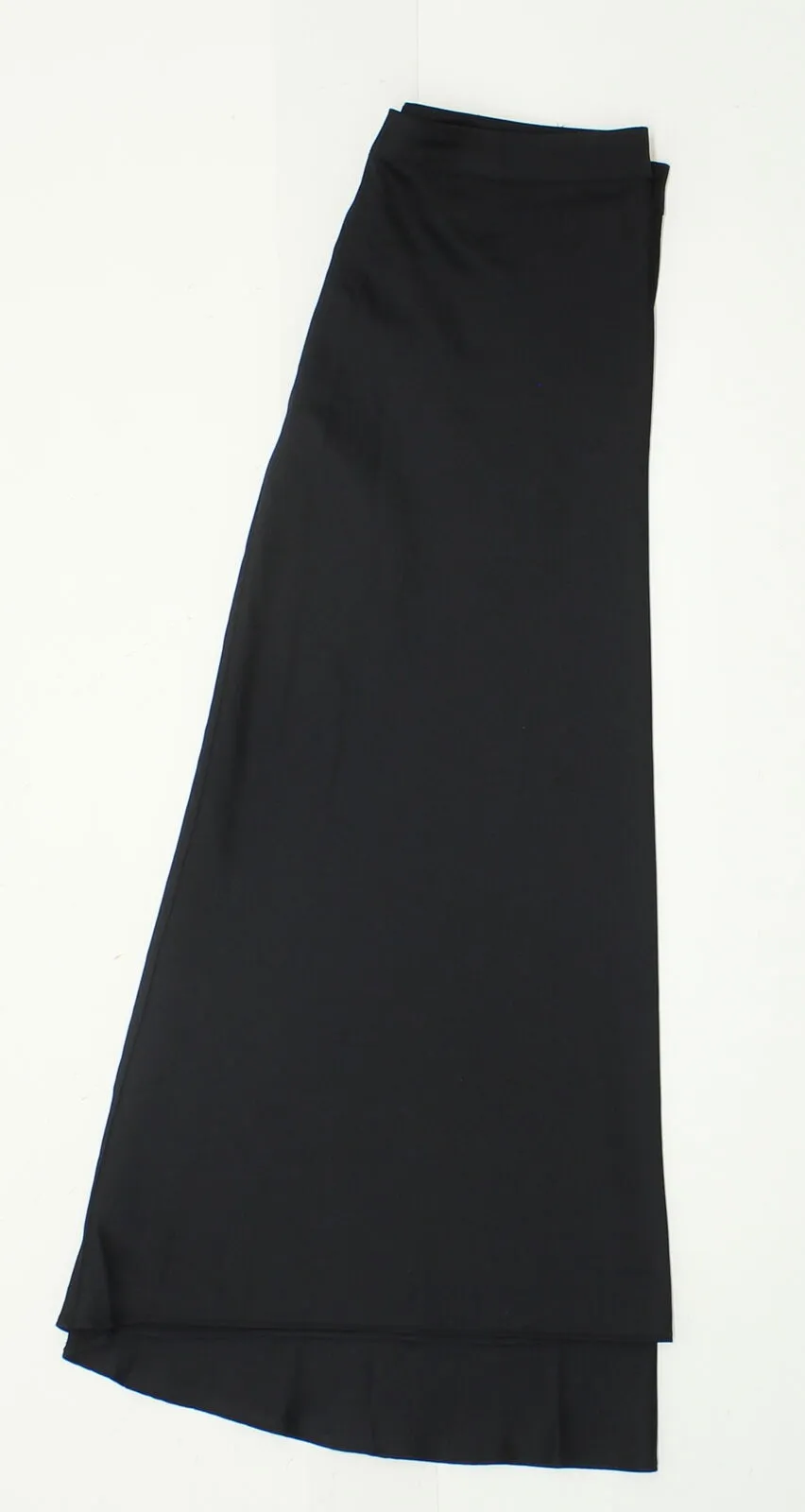 Mossimo Women's Satin A Line Asymmetrical Skirt Black 8