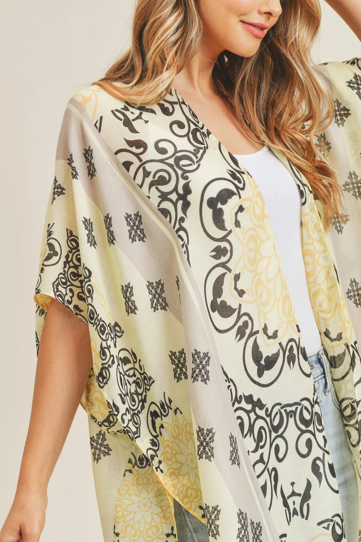 MS0211 - BOHEMIAN PATTERN KIMONO