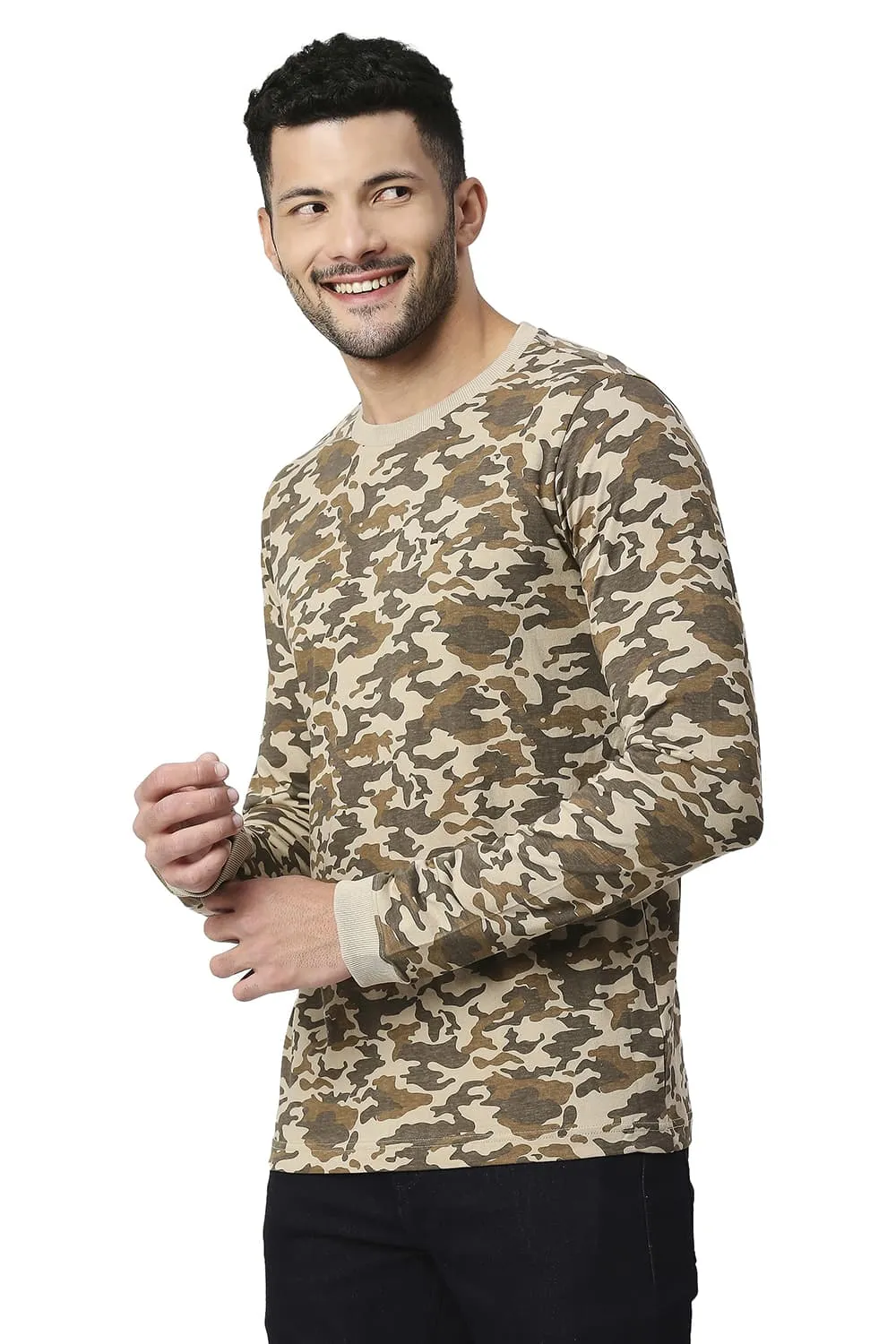 Muscle Fit Cotton Crew T-shirt