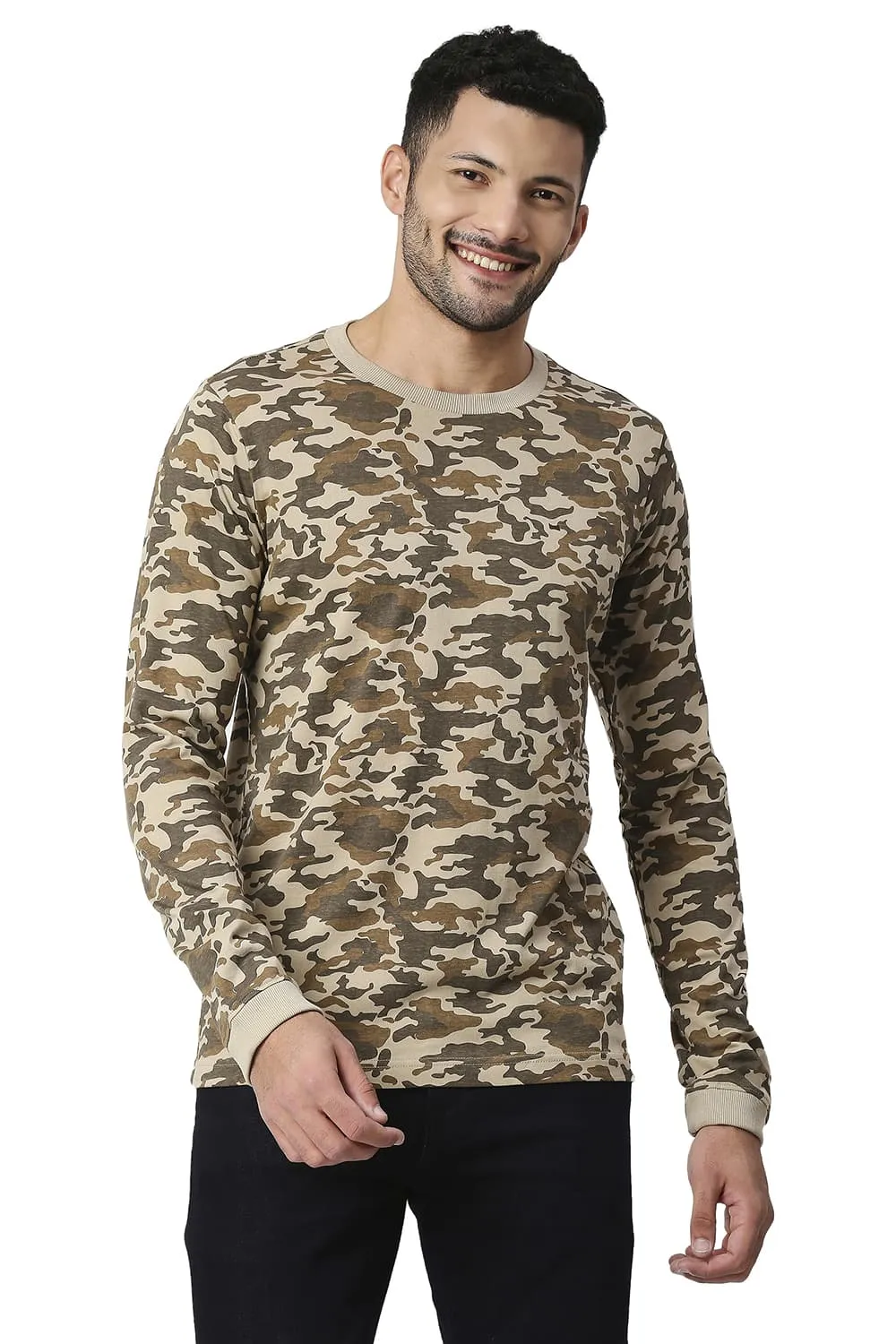 Muscle Fit Cotton Crew T-shirt