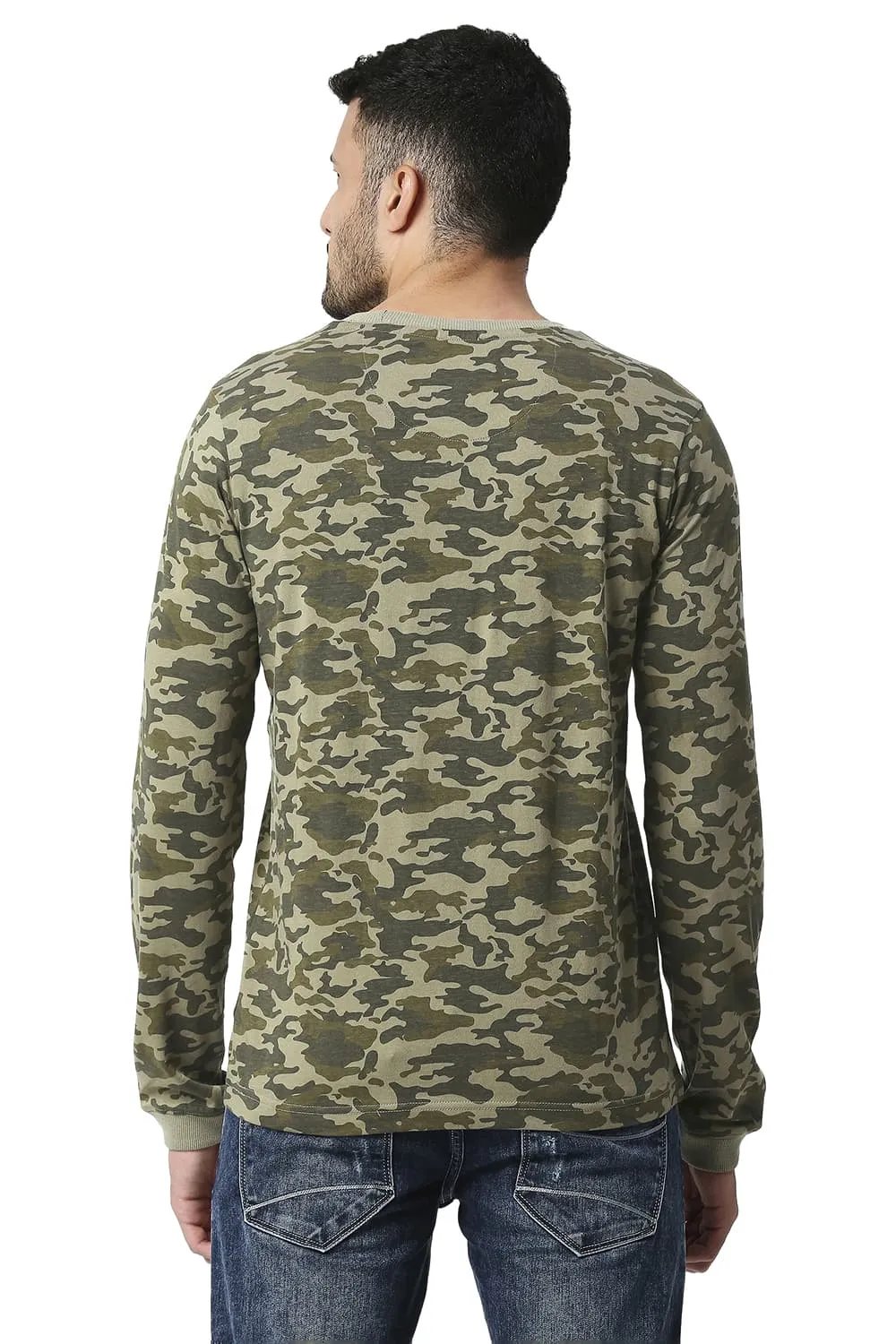 Muscle Fit Cotton Crew T-shirt