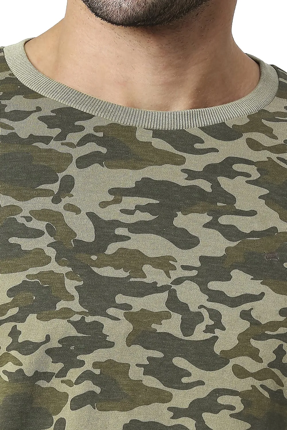 Muscle Fit Cotton Crew T-shirt