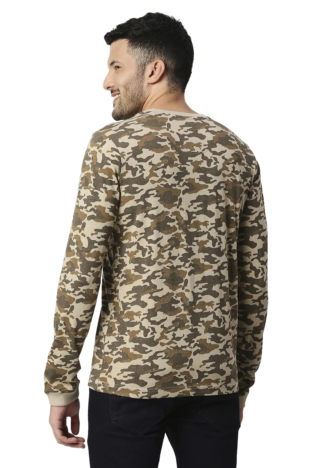 Muscle Fit Cotton Crew T-shirt