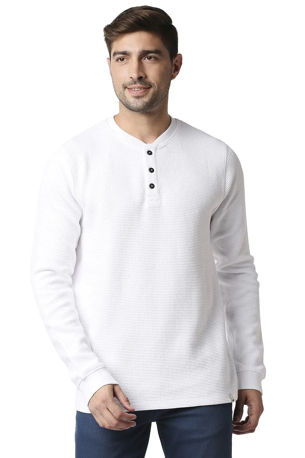 Muscle Fit Henley T-shirt