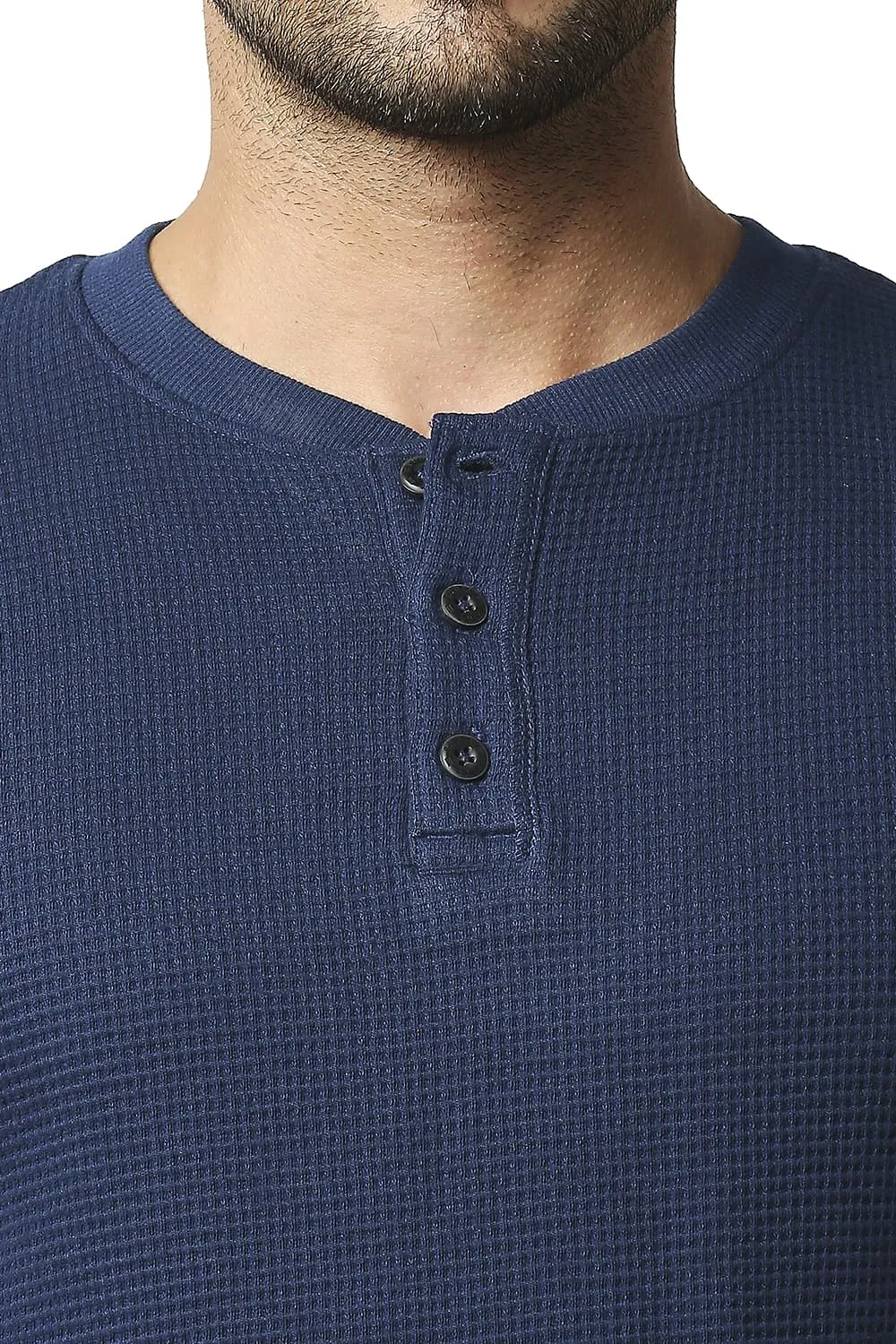 Muscle Fit Henley T-shirt