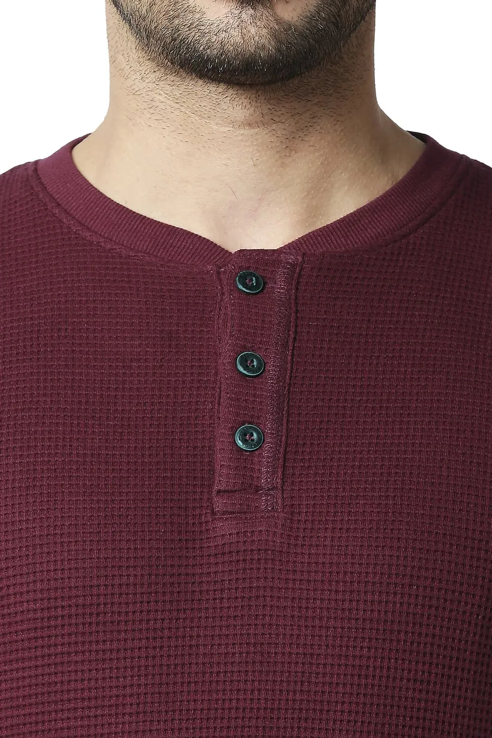 Muscle Fit Henley T-shirt