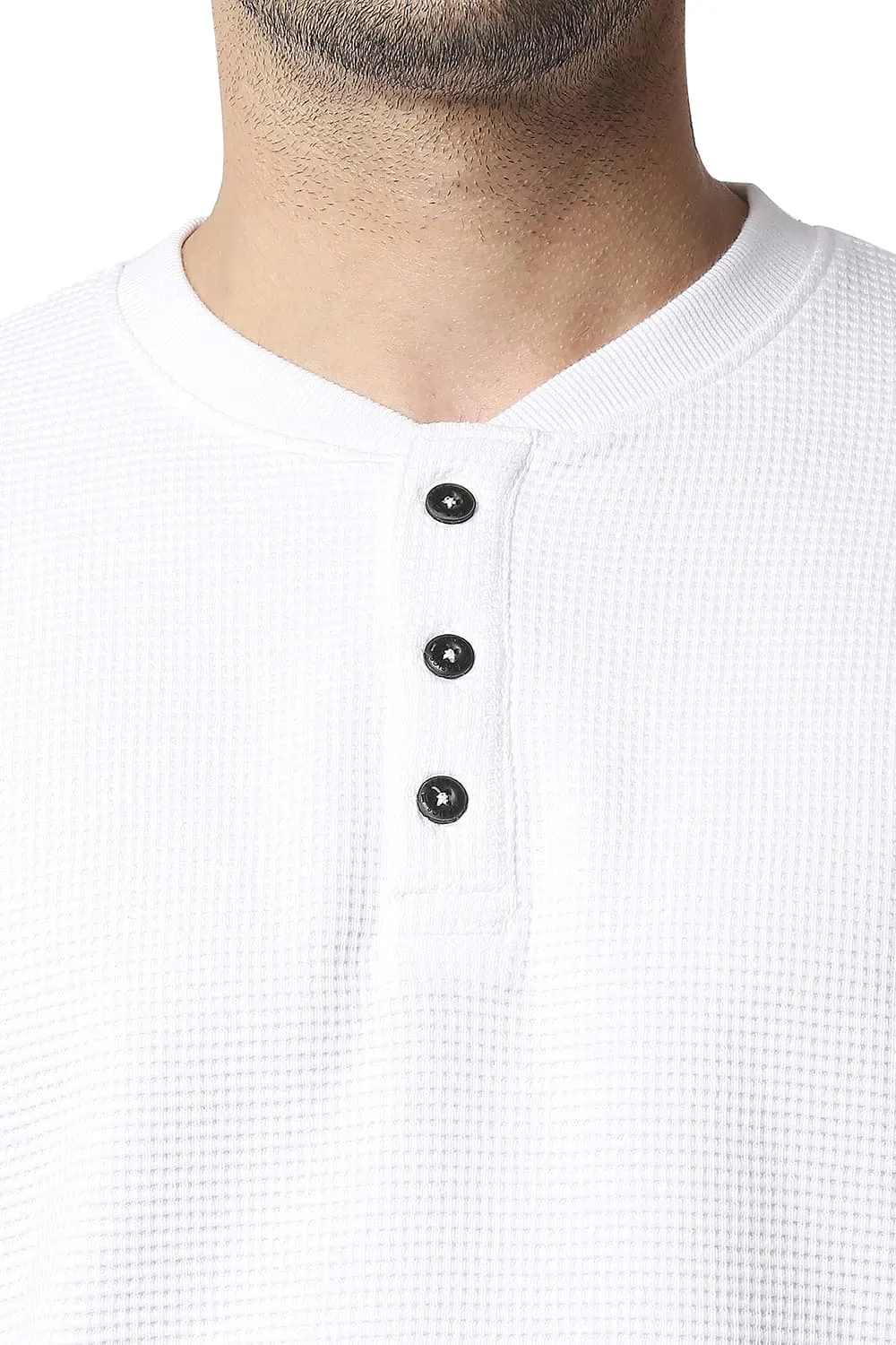 Muscle Fit Henley T-shirt
