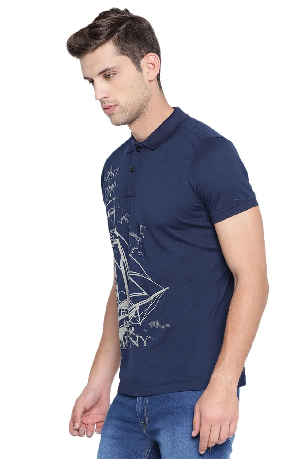 Muscle Fit Polo T Shirt