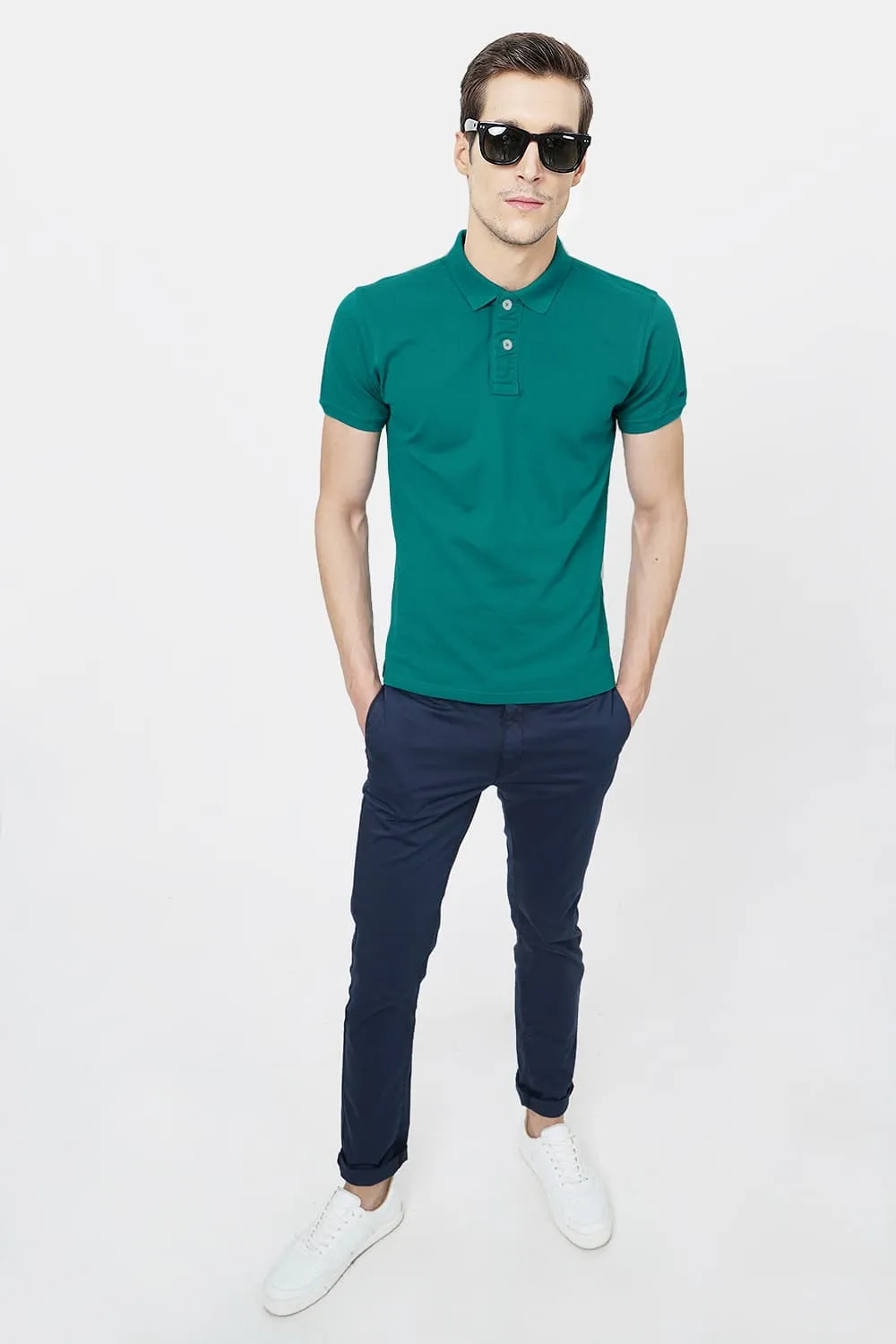 Muscle Fit Polo T Shirt