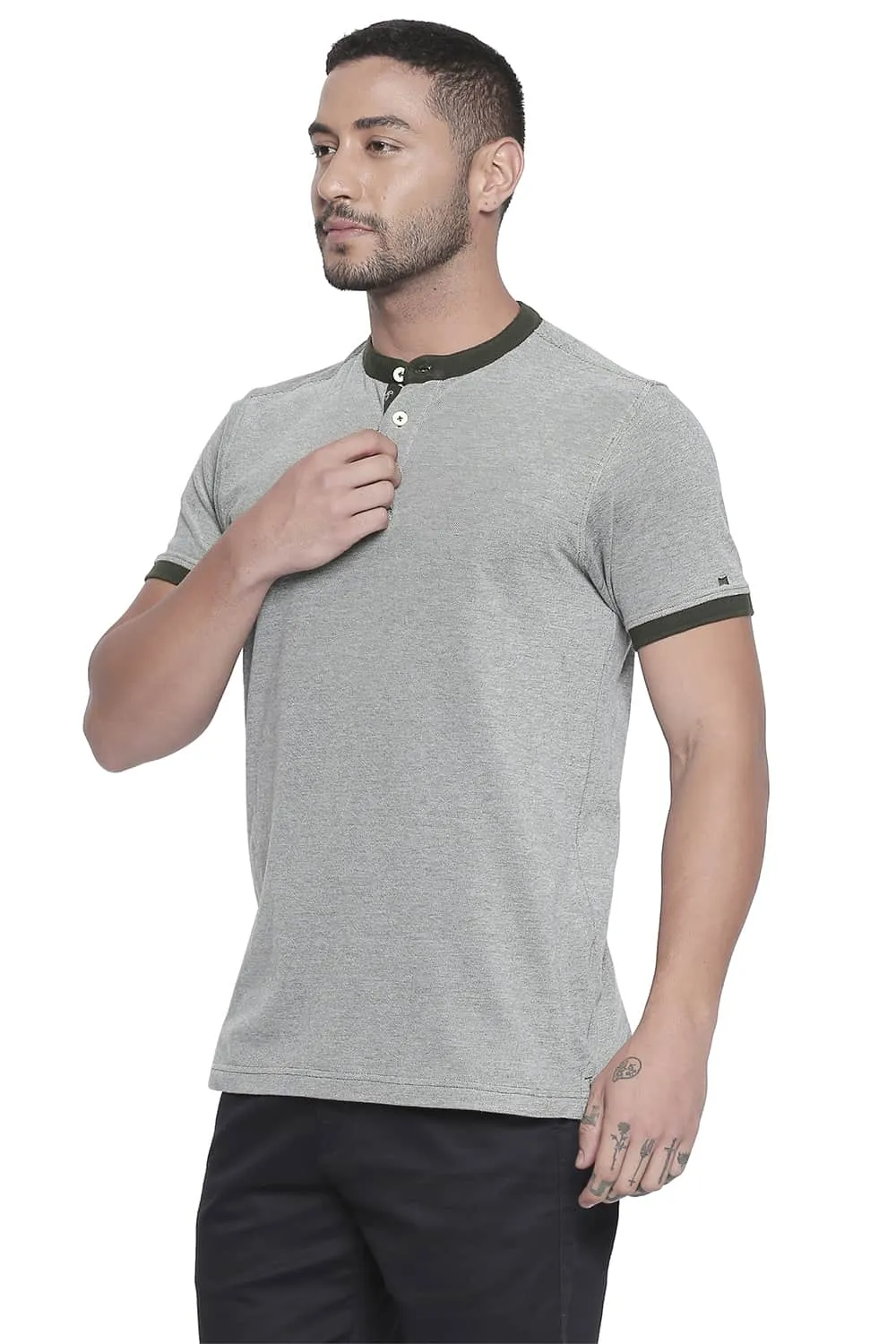 Muscle Fit Polo T Shirt