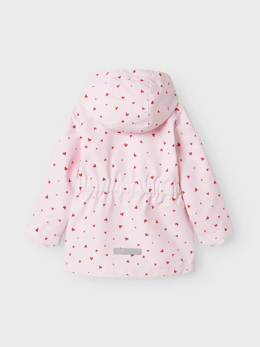 NAME IT| Mini Girl Heart Transitional Jacket