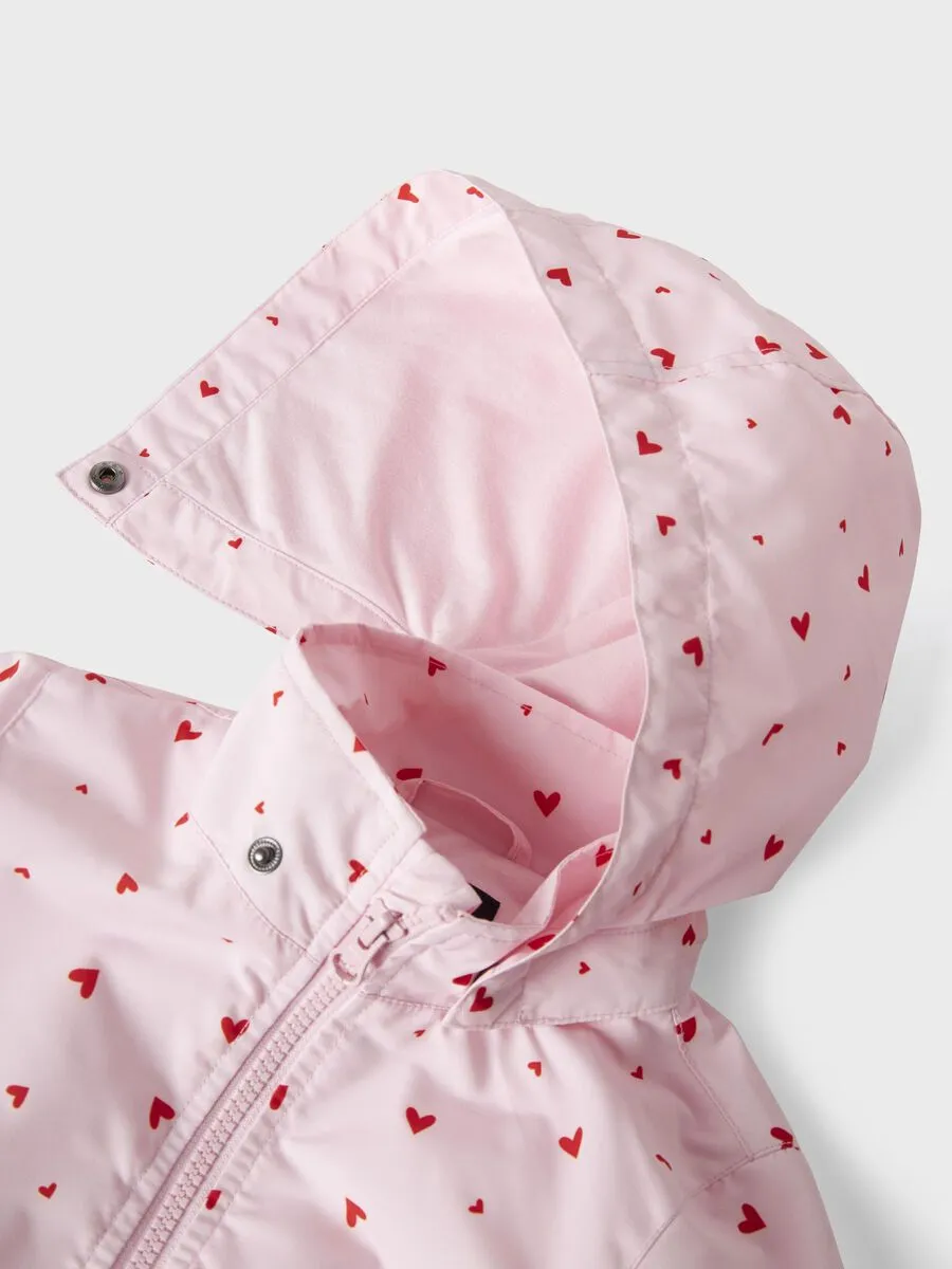 NAME IT| Mini Girl Heart Transitional Jacket