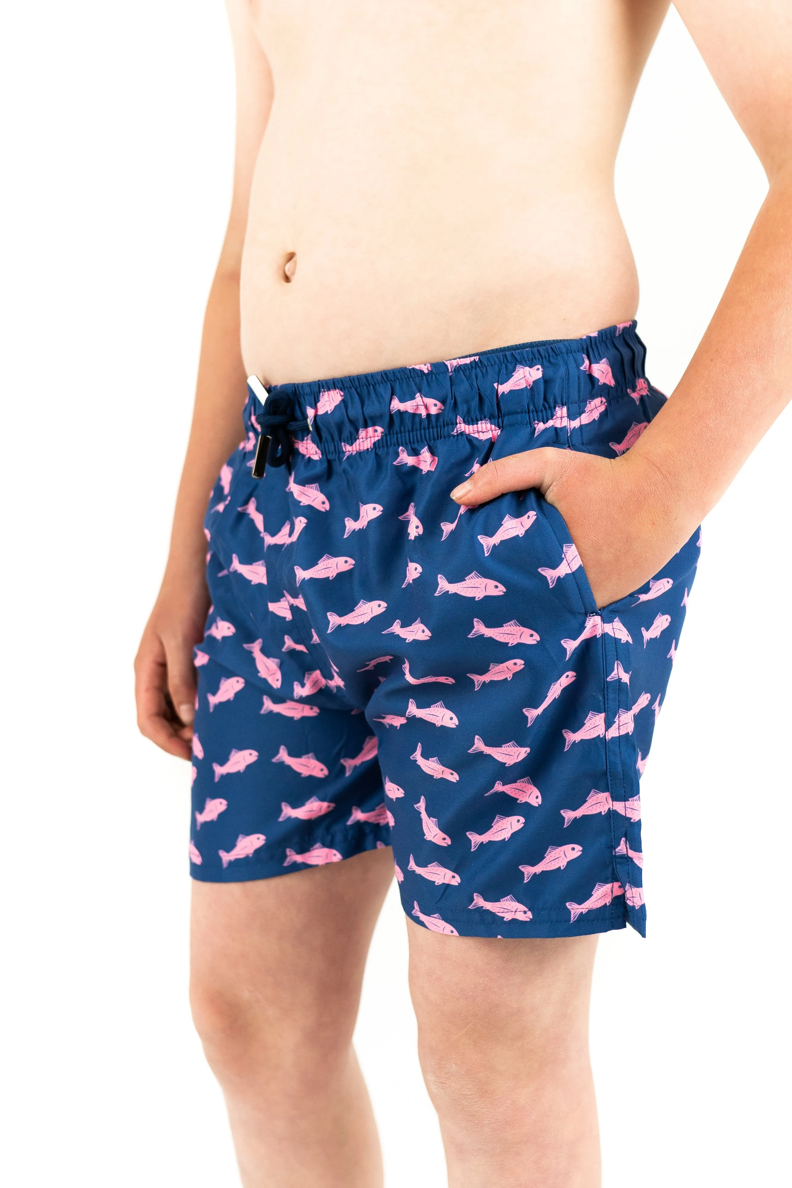Navy Bold Fish Boys
