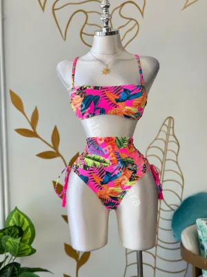 Neon Paradise Swimwear Set