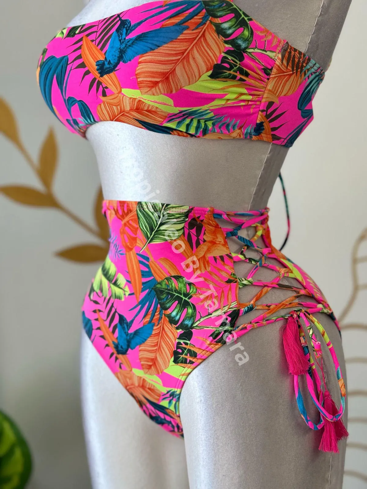 Neon Paradise Swimwear Set