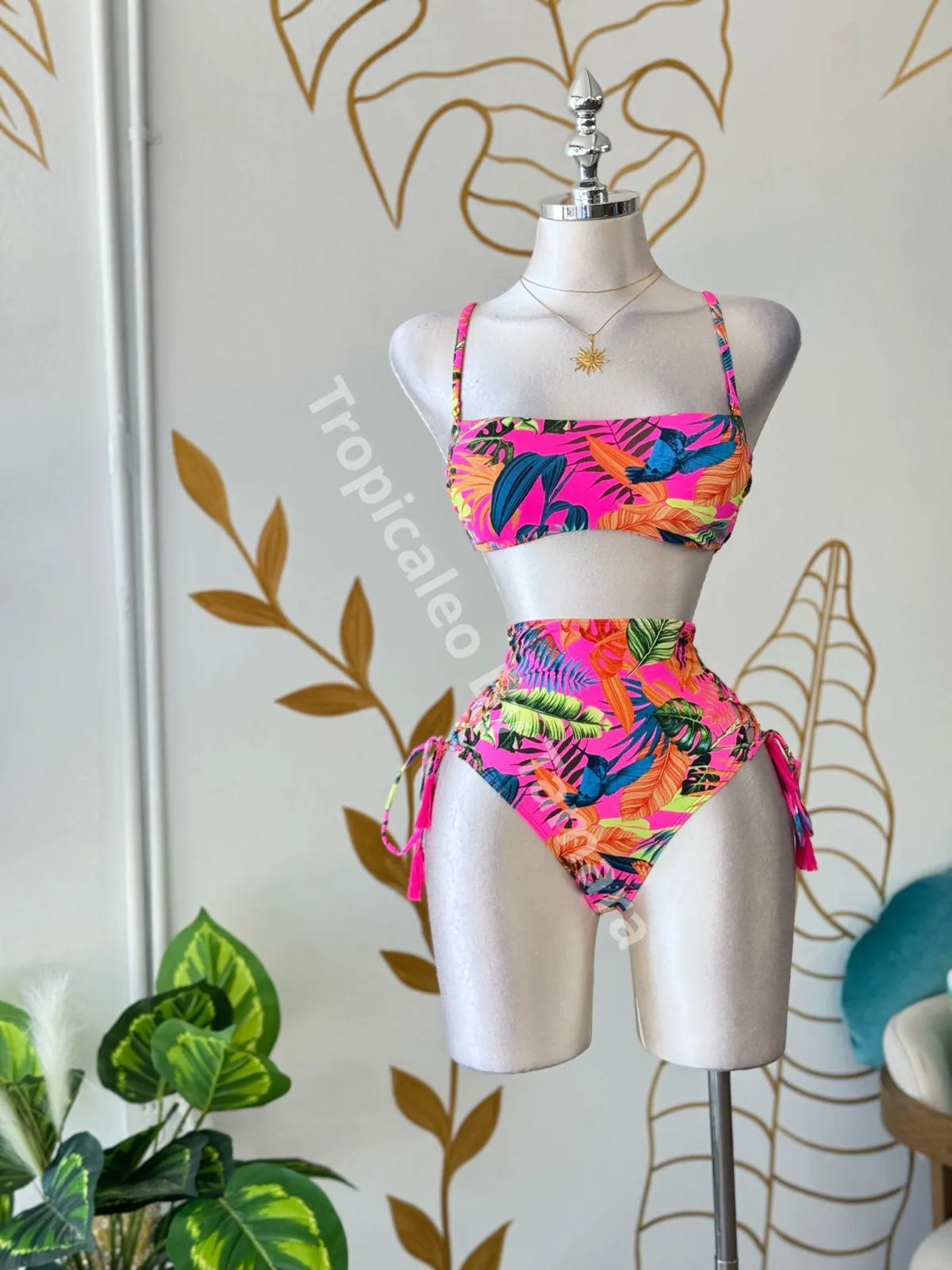 Neon Paradise Swimwear Set