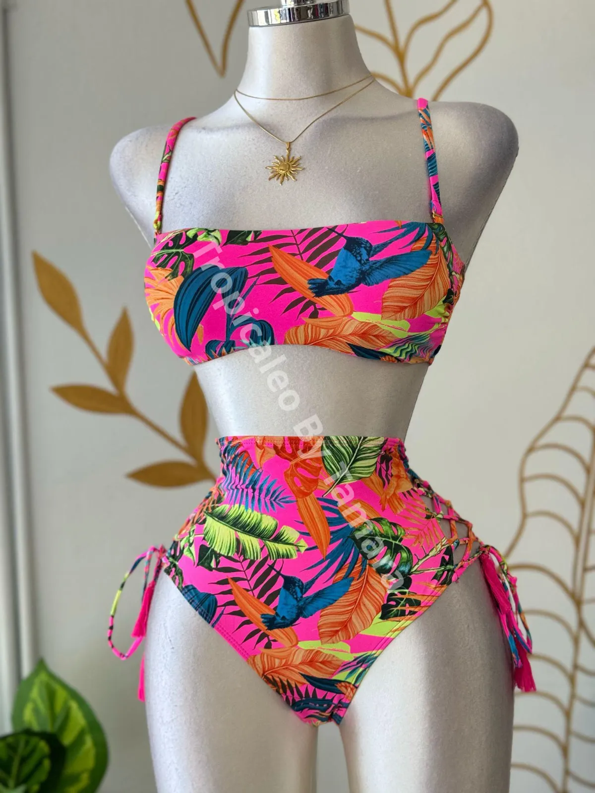 Neon Paradise Swimwear Set