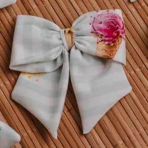 New In Meia Pata Beach Ice Cream Bow Hair Clip SS25