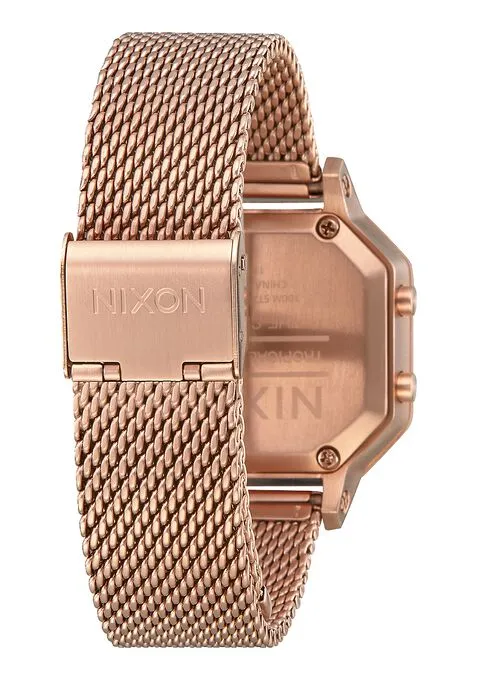 Nixon Siren Milanese Watch  - All Rose Gold