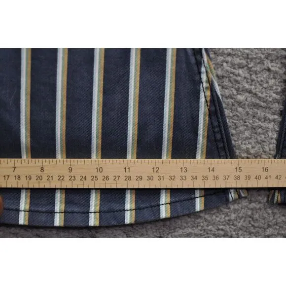 NWT Rock &amp; Roll Denim Bargain Button Bell Bottom Jeans Juniors 24x30 Striped