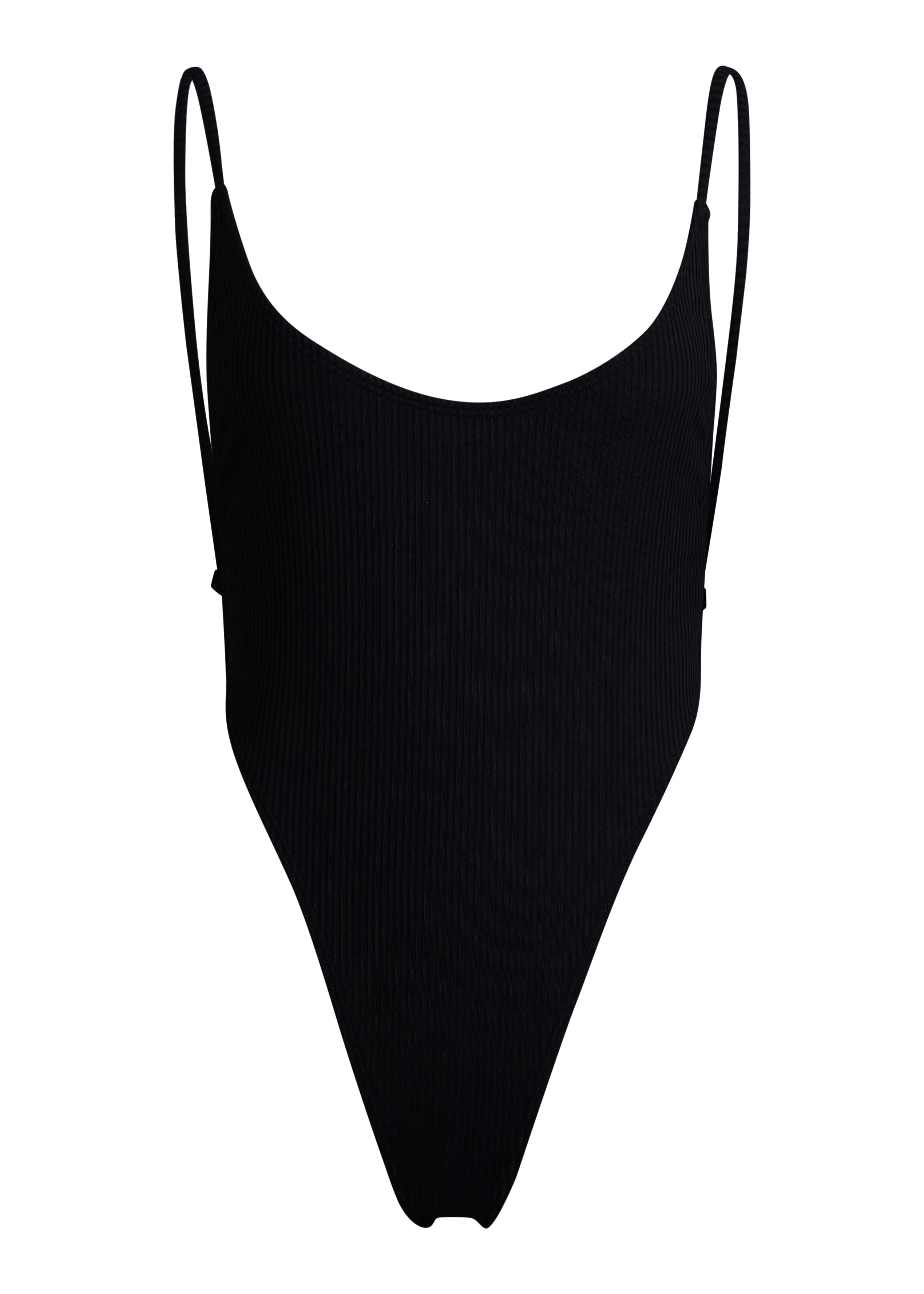 OASIS RIB ONE PIECE SWIMSUIT - Dark Seas Black