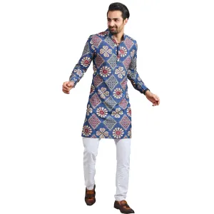 Ocean Blue Breeze  Kurta