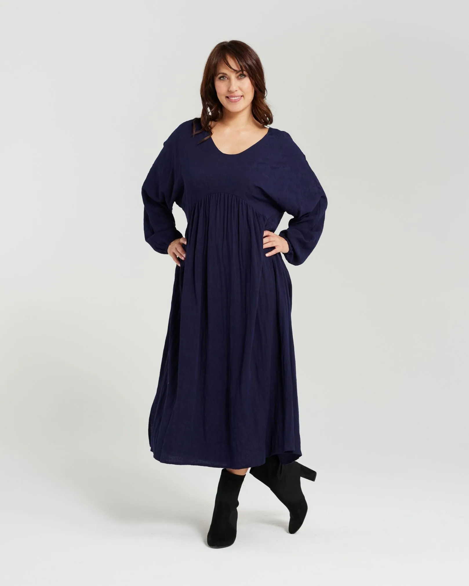 Odette Dress Navy
