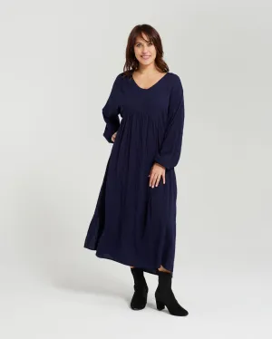 Odette Dress Navy