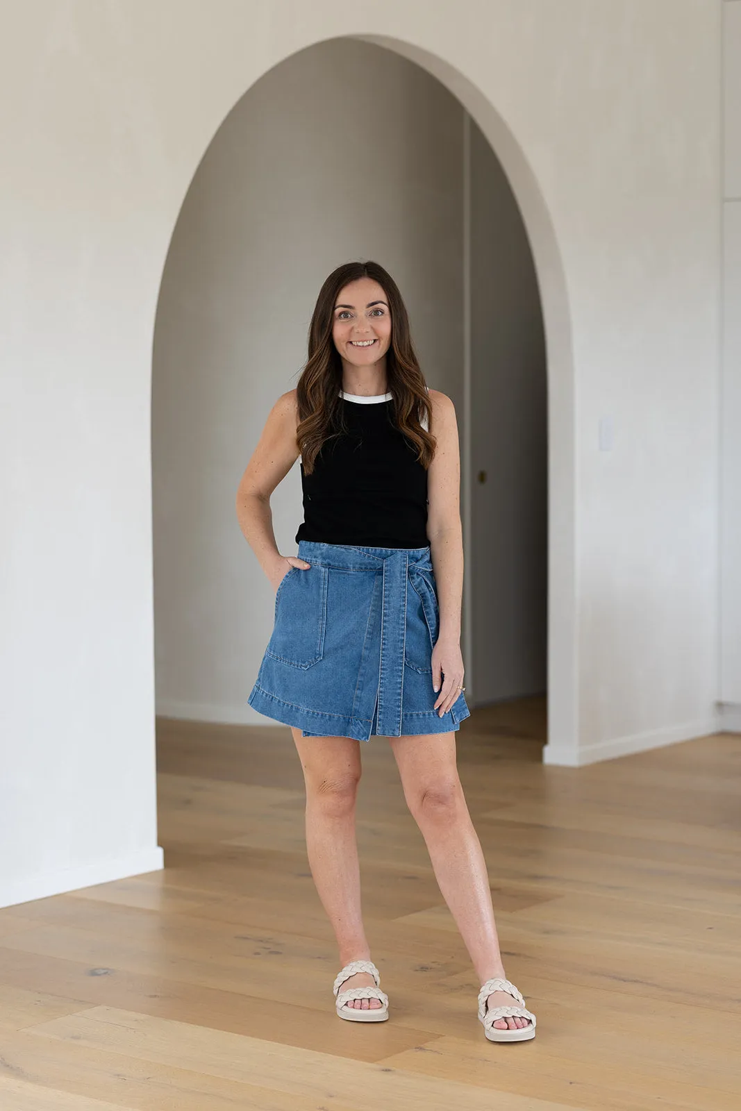Olivia Denim Skirt