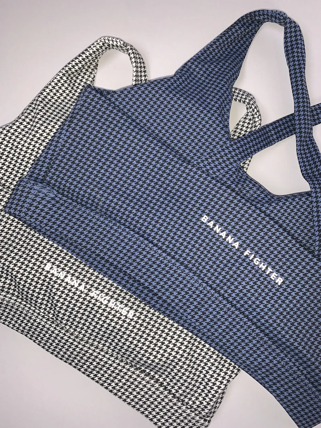 Olivia Set - Blue Houndstooth