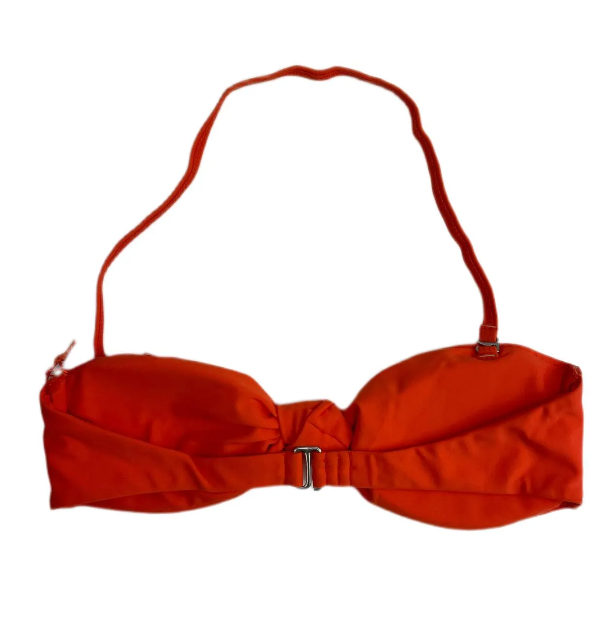 OOKIOH Orange Bora Bandeau Swim Top Size XS NWT