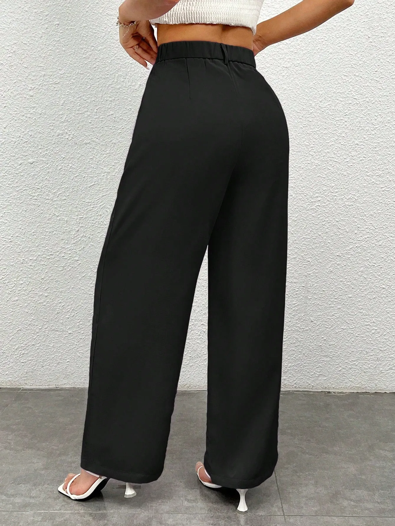 Pantalones Casual Unicolor para Mujer - Cherry Vibes