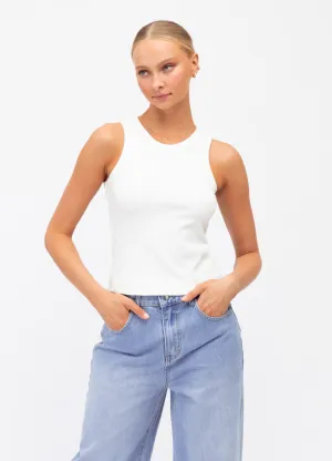 Paper Heart - Summer Tank - White