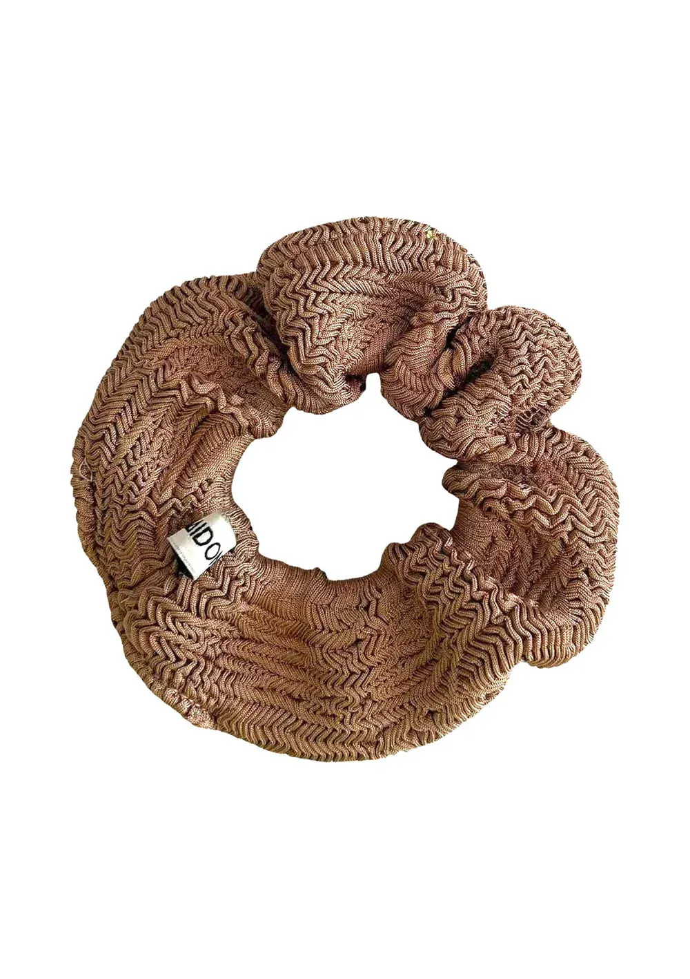 PARAMIDONNA Women Scrunchie Camel