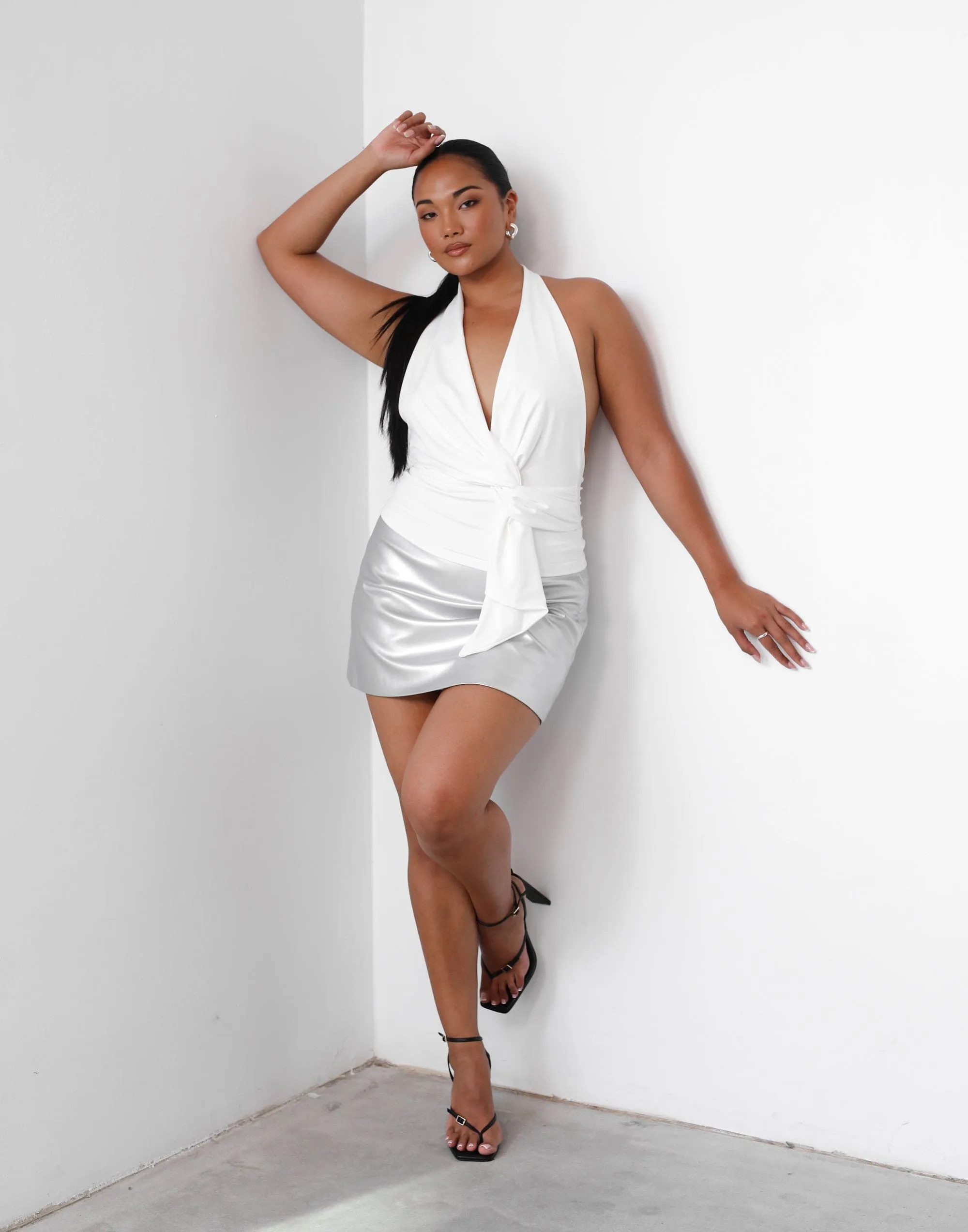 Paris Mini Skirt (Silver)
